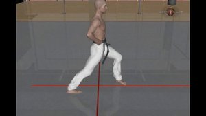 Стойка Хангецу – дачи карате