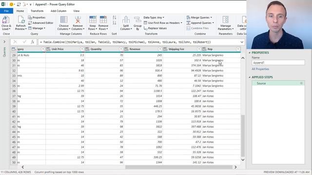 How To Combine Excel Tables And Worksheets With Power Query
