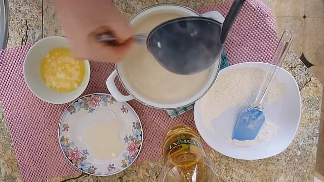 Блины на кефире , вкусные, тонкие , красивучие!