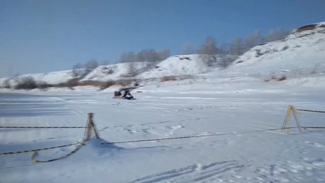 Каток и катание на банане | Омская область Зотино смотреть онлайн