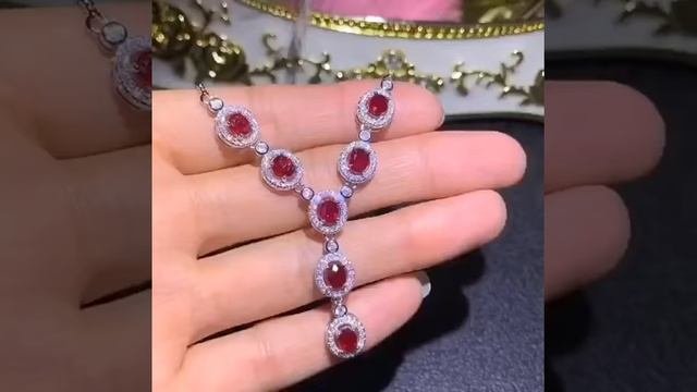 Ювелирные изделия из бутика Kjjeaxcmy серебра 925 пробы с натуральным рубином купить с Aliexpress