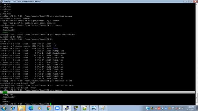 Git branch and merge part-2 смотреть онлайн