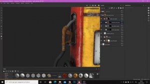 Наконец-то! Substance Painter! | Текстурирование заправочной станции | Timelapse