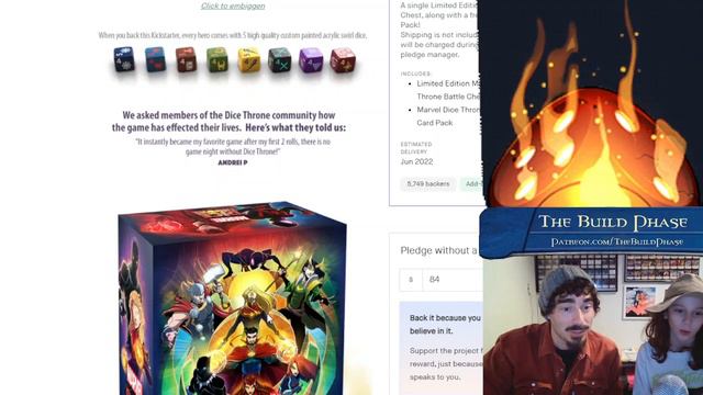 Dice Throne: Whitman reacts to the Marvel Dice Throne Kickstarter смотреть онлайн