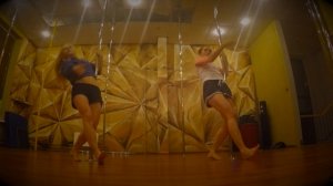 Pena & Koda! pole dance! contemppoledance! exotic pole dance!