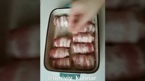 Рулетики в беконе?