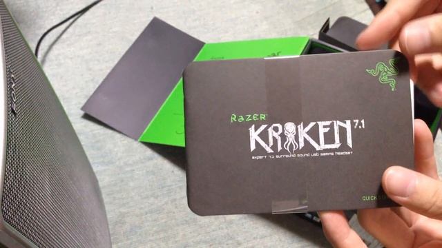 Razer Kraken 7.1 Gaming Surround Headset　開封レビュー смотреть онлайн