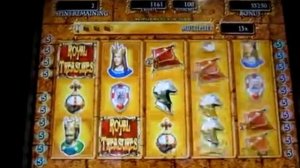 Видео большого выигрыша в игровом автомате Royal treasure