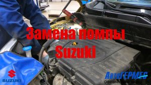 Замена водяной помпы SUZUKI || АвтоГЕРМЕС