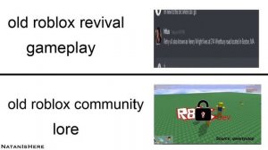 Old roblox revival gameplay vs old roblox community lore