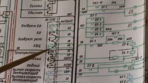 Работа цепи управления при включении КВЦ