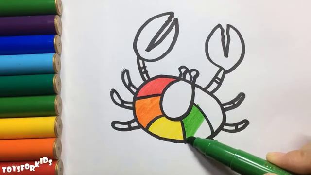 Как рисовать дворца раскраски, художественные цвета для детей, узнать цвета смотреть онлайн