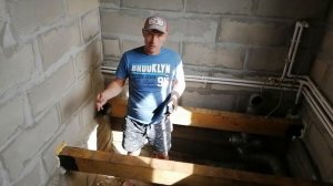 Монтаж сливного трапа в деревянном полу