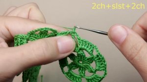 Легкий УЗОР без отрыва нити!!! ВЯЗАНИЕ КРЮЧКОМ безотрывный способ  SUPER EASY Pattern Crochet