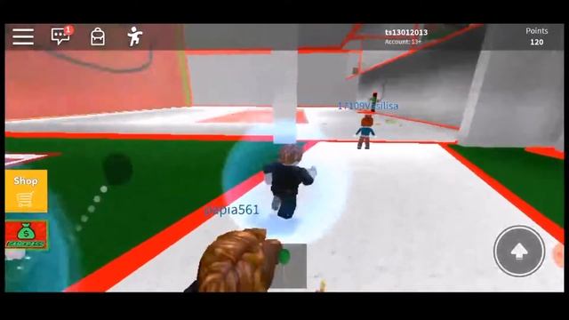 Убегаю от злой стены. Опасный красный квадрат. Раздавили.ROBLOX смотреть онлайн