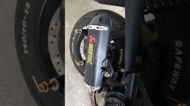 AKRAPOVIC PIPE WITH SILENCER SOUNDTEST