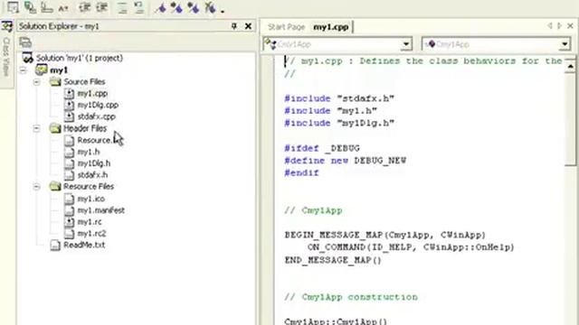 Visual C++. Введение. Интерфейс. Работа с окнами. Урок 3