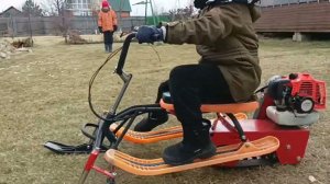 Детский снегоход из снегоката