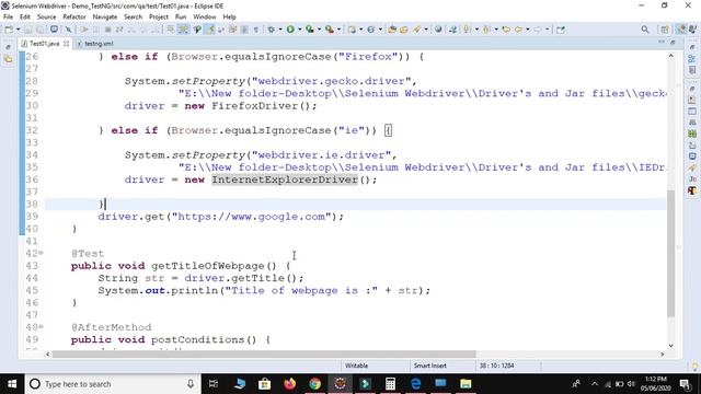 Cross browser and Parallel testing in TestNG - Selenium WebDriver Session 40 смотреть онлайн
