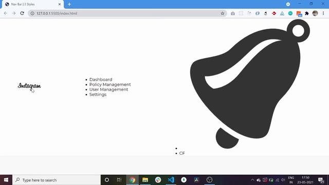 Navbar Css | 3 Styles Using Flexbox