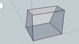 Порт для короба с наклонной стенкой