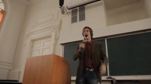 Легендарный флэшмоб на потоковой лекции. :)