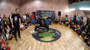 pro 1x1 - bboy Fruct vs bboy Mario - брейкданс чемпионат TurtleFreeze Battle