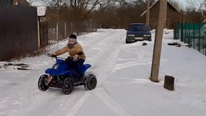 CF-moto 110. Квадродрифт Тимофея 29 марта 2020.
