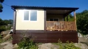 Дачный домик из сендвич панелей, размер 6х6м
