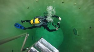 Декомпрессиметр Aqua Lung i750T, испытания под водой