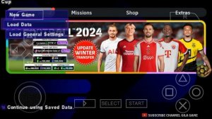 eFOOTBAL PPSSPP TERBARU 2024 FULL TRANSFER CAMERA PS 5 GRAFIK HD || NEW JERSEY || REAL FACE !!