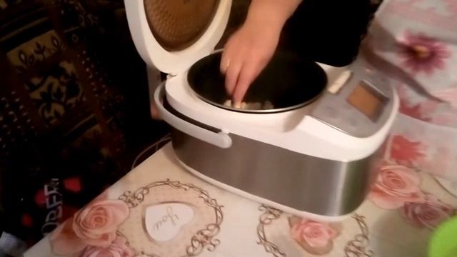 Перловая каша с мясом в мультиварке