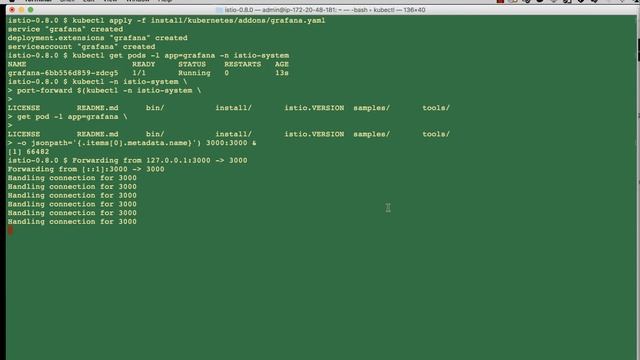 Metrics using Grafana, Istio and Kubernetes смотреть онлайн
