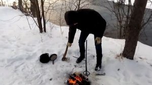 Таганок уникальный, туристический для костра.