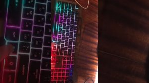 клавиатура HOCO GM12 как менять режим подсветки всё очень просто))))