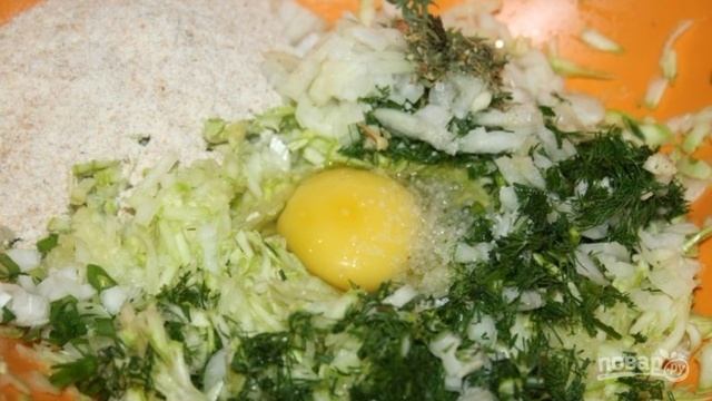 Оладушки из кабачков в духовке