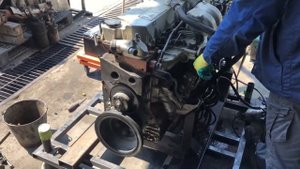 Двигатель 6HL1 ISUZU FORWARD с рядным ТНВД