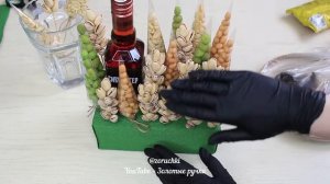 Мужской букет КОНВЕРТ / Подарок мужчине на 23 февраля своими руками