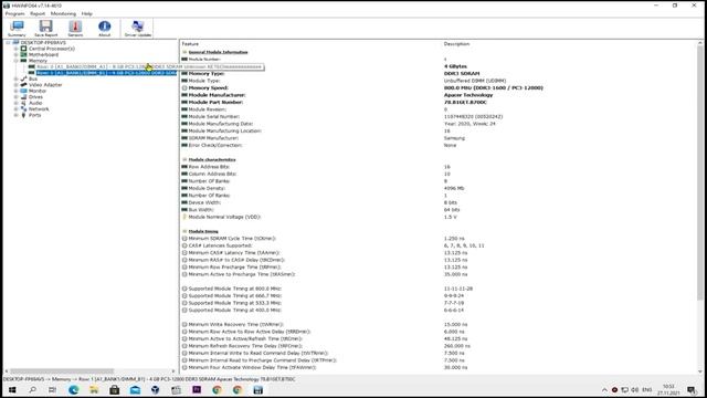 ? Windows - Оперативная память. Как посмотреть тип и объём памяти!
