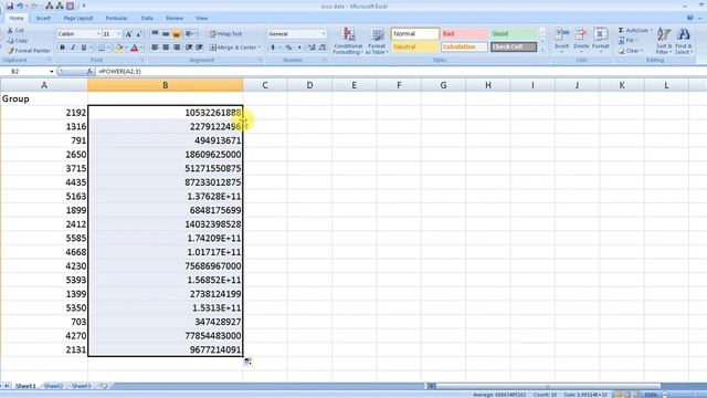 How To Do Exponential Calculation To A Range Of Cells In Excel formula provided смотреть онлайн