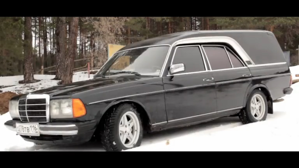 Merсedes-Benz W123 катафалк. Automobile History - Nice-Car.Ru