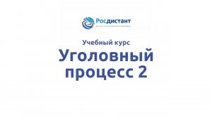Уголовный процесс 2
