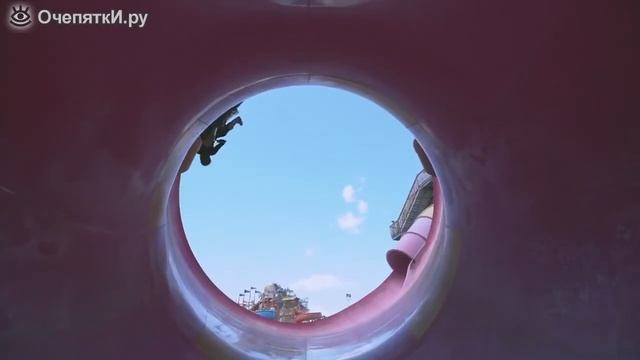 Трюки на мотоцикле в аквапарке смотреть онлайн