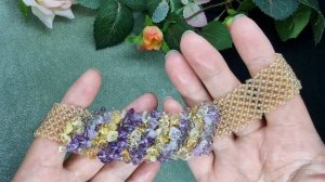 Бисерный Мех. Колье, Браслет из бисера и бусин. Украшения своими руками.