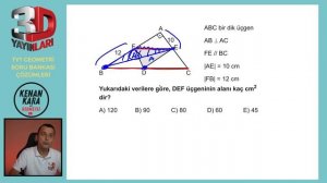 BÖLÜM 1 | TEST 48 | Üçgende Alan-5 | 3D TYT GEOMETRİ SORU BANKASI