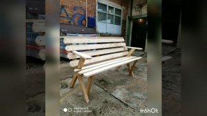 лавочка из дерева своими руками