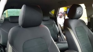 Чехлы из экокожи на Hyundai Tucson 3 премиум-класса