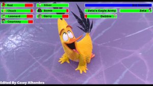 The Angry Birds Movie 2 (2019) Final Battle with healthbars 3/4