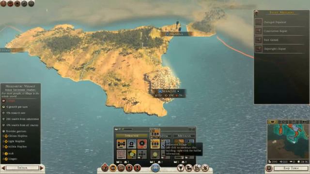 Total War Rome 2 Hannibal At The Gates Сиракузы Компания Часть 01 смотреть онлайн