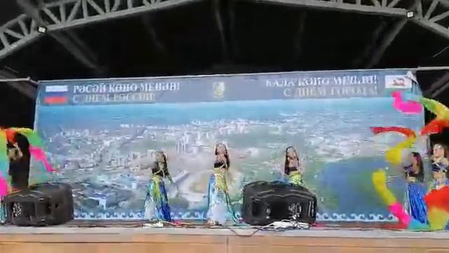 СТ Клеопатра, восточный танец с велами смотреть онлайн